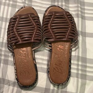 Blowfish Malibu Chocolate Slide Sandals